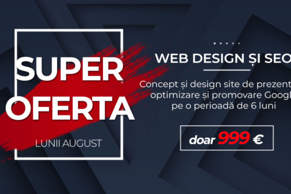 Oferta Web Design SEO Cluj August 2020