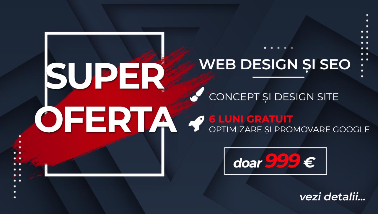 Oferta Web Design SEO Cluj August 2020